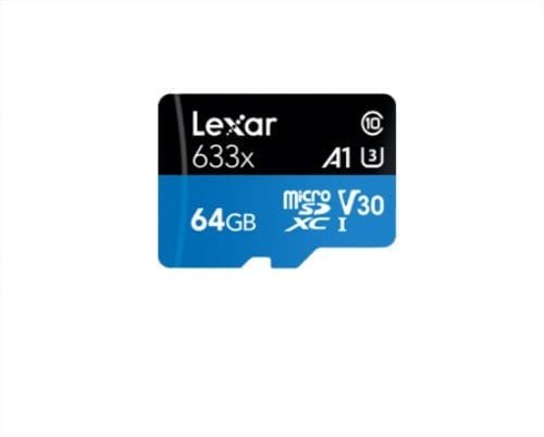Tarjetas Lexar® High Performance microSDHC™microSDXC™ 633x UHS I PRODRONE