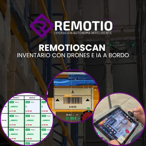 RemotioScan | Inventario con drones para bodegas y centros logísticos